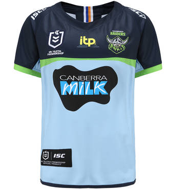 Womens & Kids NRL ISC 7XL Canberra Raiders 2021 Heritage Jersey Sizes Small 