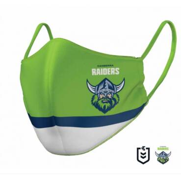 Canberra Raiders Face Mask Adult Large